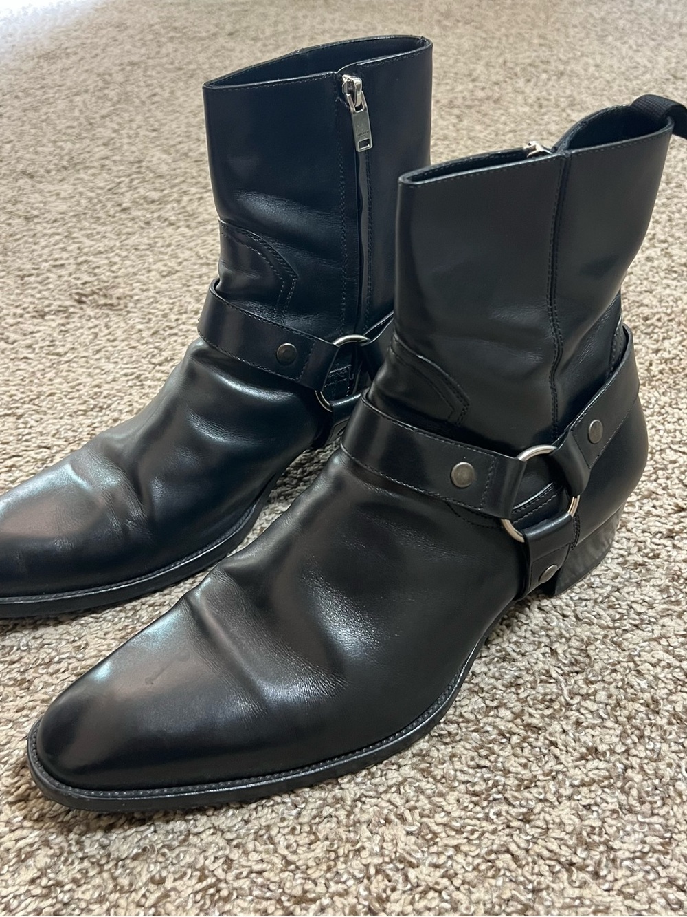 Saint Laurent Wyatt Harness Boot